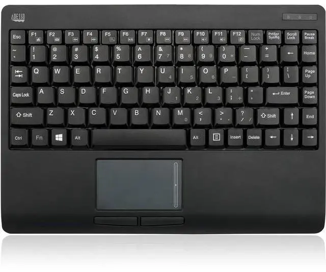 Alt view image 14 of 20 - Adesso SlimTouch 4110 Wireless Mini Touchpad Keyboard