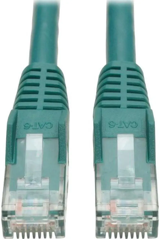 Main image of CAT6 GIGABIT SNAGLESS MOLDED PATCH CABLE (RJ45 M/M) - GREEN, 35-FT.