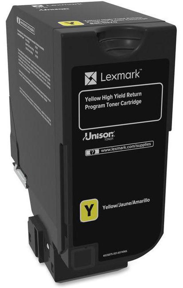 Alt view image 4 of 11 - Lexmark Toner,Cx725,Hy,Rtn,Yl 84C1HY0