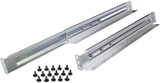 Alt view image 6 of 10 - CyberPower Systems USA 4POSTRAIL CyberPower Universal Rack Mount Adjustable Length Rail Kit for up to 231 LBS 1U & 2U - 231 lb Load Capacity