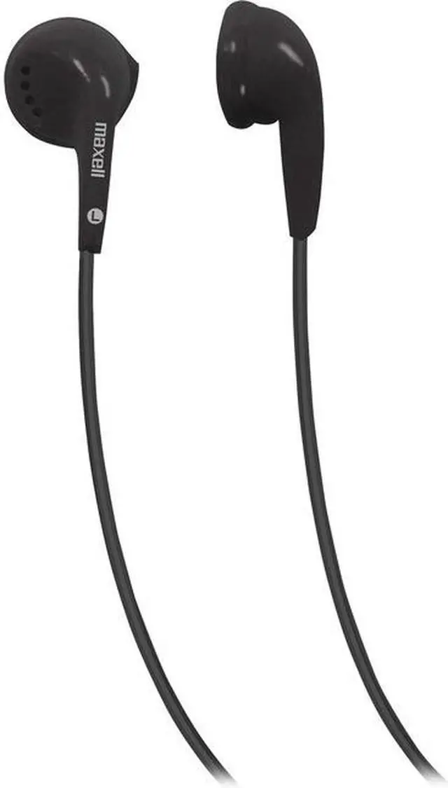 Alt view image 4 of 12 - Maxell EB-95 Stereo Earbuds Black 190560