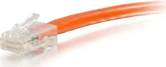 Alt view image 4 of 4 - C2G 04194 Cat6 Cable - Non-Booted Unshielded Ethernet Network Patch Cable, Orange (5 Feet, 1.52 Meters)