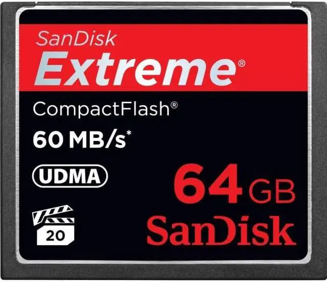 Alt view image 11 of 20 - SanDisk Extreme 64 GB CompactFlash