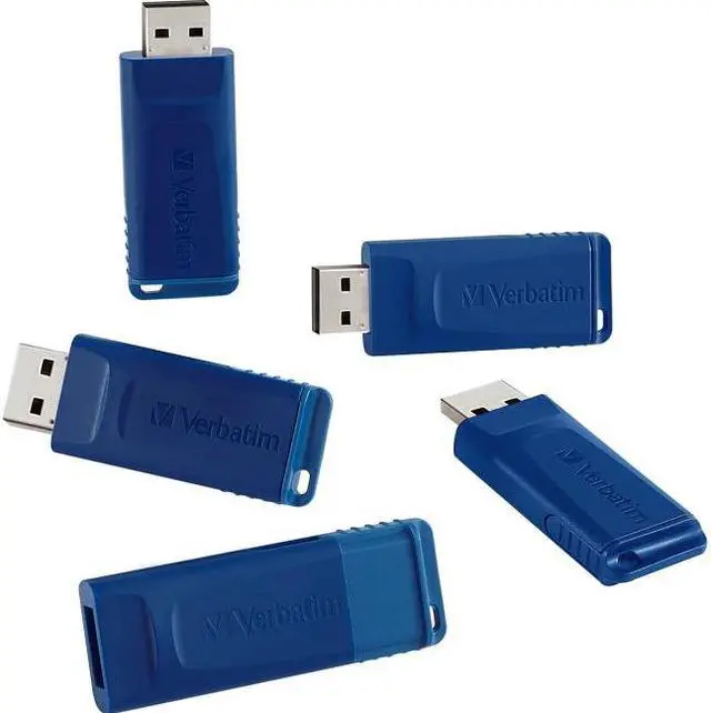 Alt view image 5 of 20 - VERBATIM 99810 16GB 5 pk USB Flash Drive Blue