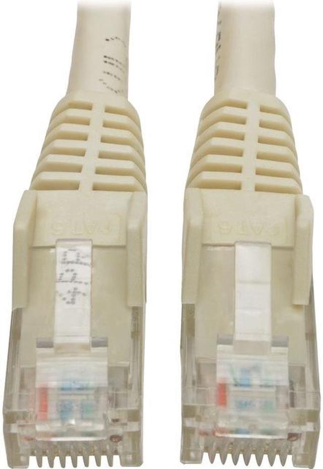 Alt view image 2 of 9 - Tripp Lite 6Ft Cat6 Snagless Molded Patch Cable Utp White Rj45 M/M 6'
