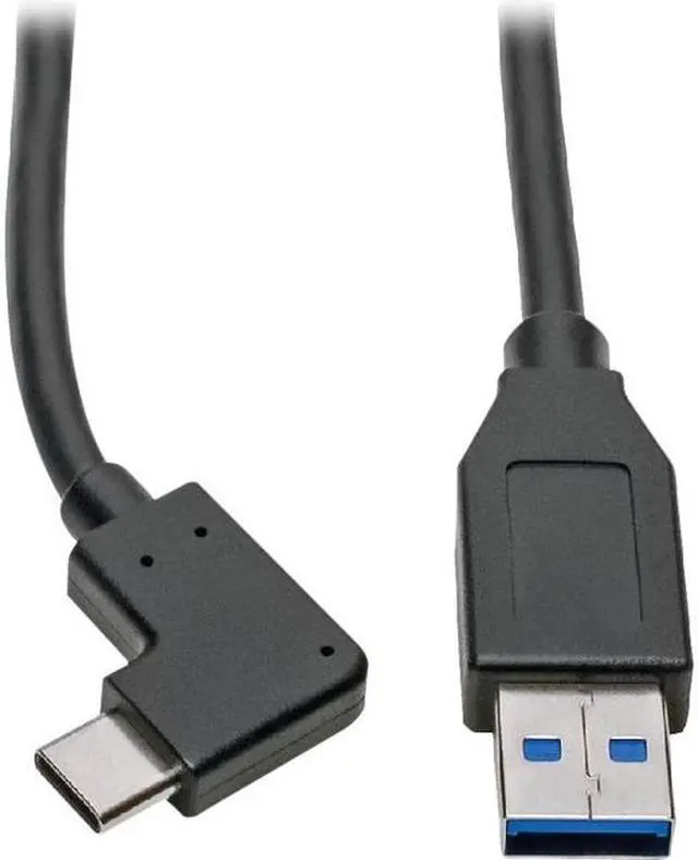 Alt view image 10 of 20 - TRIPP LITE U428-003-CRA USB C TO USB-A CABLE RIGHT ANGLE 3.1 5 GBPS USB TYPE C M/M 3FT