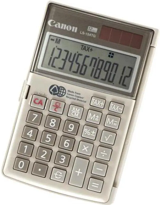 Alt view image 3 of 5 - Canon LS-154TG Handheld Calculator