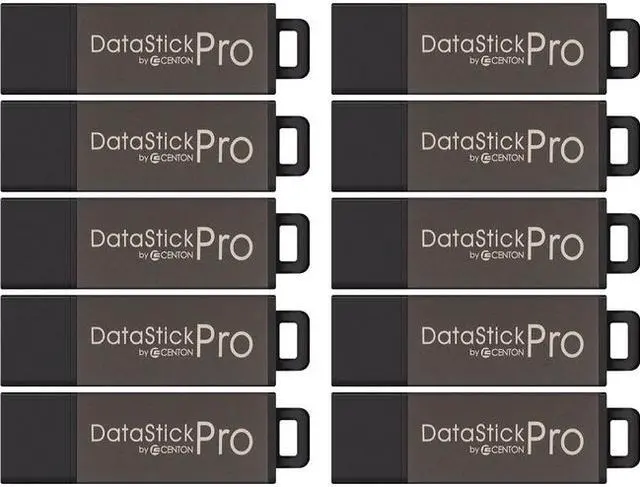 Alt view image 5 of 10 - Centon S1-U2P1-2G25PK Valuepack Usb 2.0 Datastick Pro (Grey) , 2Gb, 25 Pack