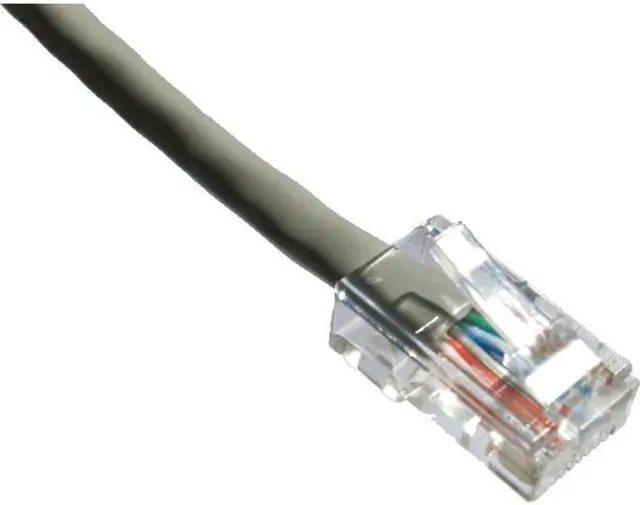 Main image of Axion C6NB-G5-AX Axiom 5FT CAT6 550mhz Patch Cable - Category 6 for Network Device - Patch Cable - 5 ft - 1 x - 1 x - Gold-plated Contacts - Gray