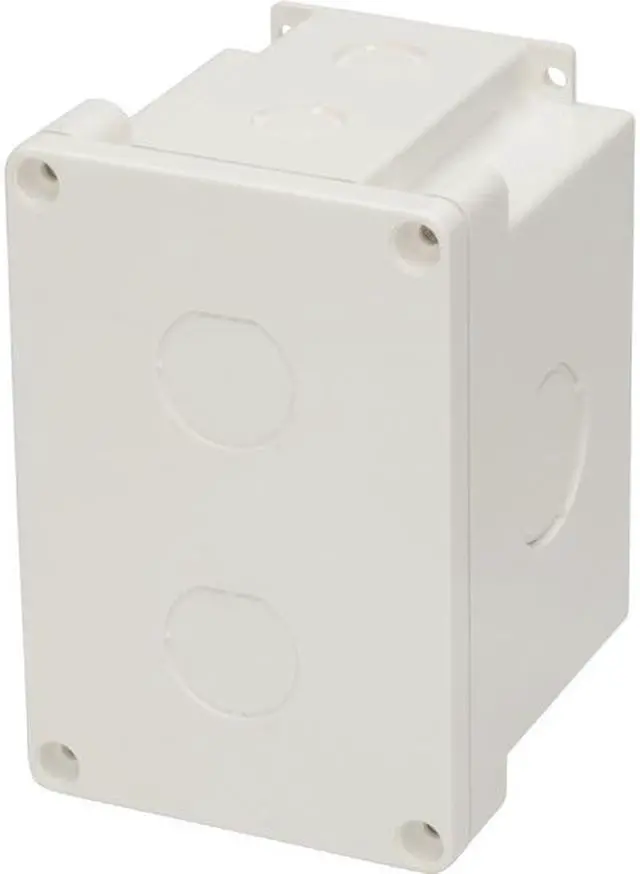 Alt view image 6 of 10 - Tripp Lite Waterproof Cat5e / Cat6 Electrical Junction Box 2 Cutouts Taa