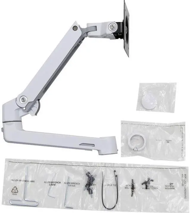 Alt view image 4 of 7 - LX ARM, EXTENSION AND COLLAR KIT, BRIGHT WHITE, GRAY ACCENTS