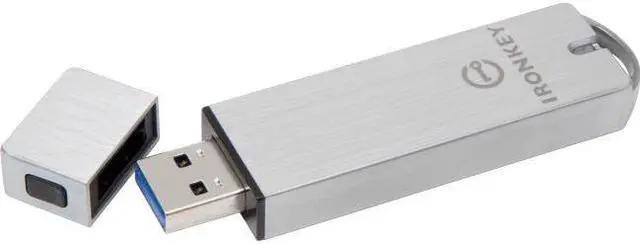 Alt view image 4 of 10 - Kingston IKS1000E/32GB Ironkey Enterprise S1000 - Usb Flash Drive - Encrypted - 32 Gb - Usb 3.0 - Fips 140-2 Level 3