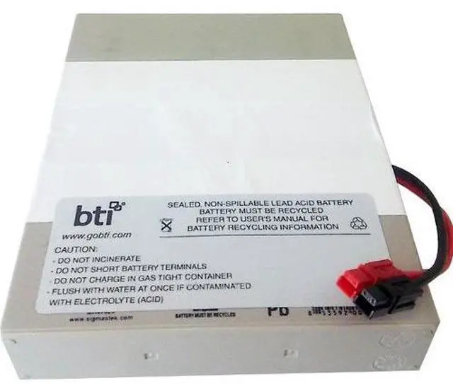 Alt view image 7 of 11 - BTI RBC62-1U-BTI Replacement Maintenance-Free, Sealed Lead Acid Ups Battery Kit For Tripp Lite Sm