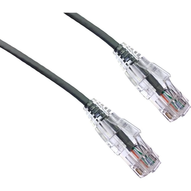Alt view image 2 of 4 - Axiom C6BFSB-G1-AX 1Ft Cat6 Bendnflex Ultra-Thin Snagless Patch Cable 550Mhz (Gray)
