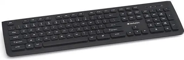 Alt view image 5 of 20 - Verbatim 99793 Black USB RF Wireless Slim Keyboard