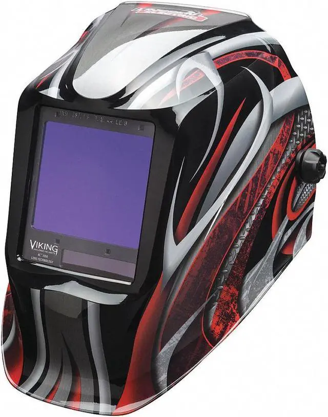 Alt view image 7 of 7 - Lincoln Electric K3248-3 Viking 3350 Auto Darkening Welding Helmet, Twisted Metal