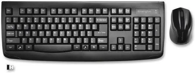 Alt view image 2 of 6 - Kensington Technology K72324USA Kensington KB K72324USA Pro Fit KB and MC Wireless Desktop Set Black