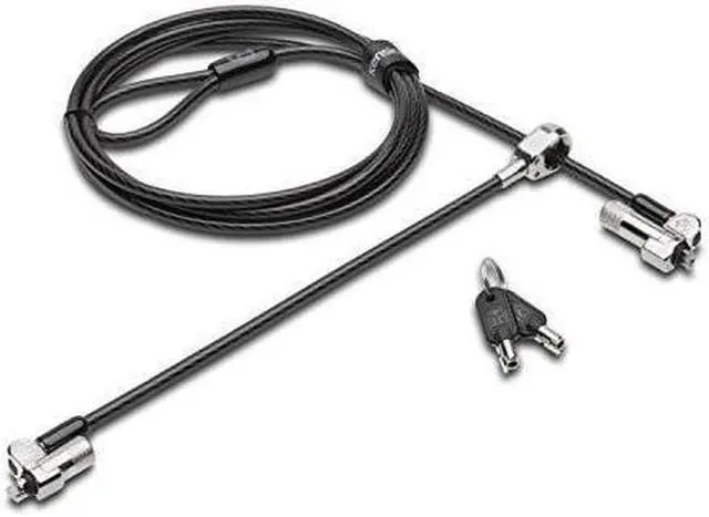 Main image of Kensington NanoSaver Keyed Dual Head Laptop Lock for Ultra-Thin Laptops/Tablets and Other Devices (K64448WW)