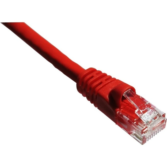 Alt view image 2 of 2 - Axiom C6MBSFTPR75-AX Patch Cable - Rj-45 (M) To Rj-45 (M) - 75 Ft - Sftp / 50 Micron - Cat 6 - Booted, Molded, Snagless, Stranded - Red