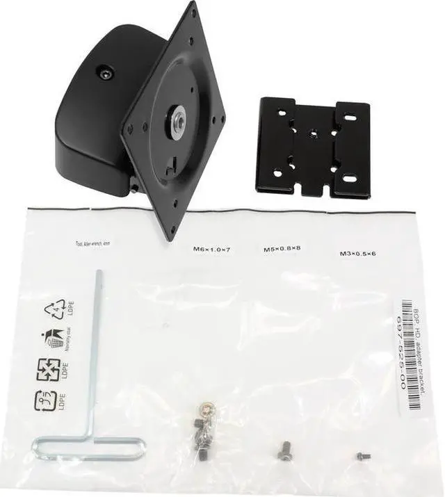 Alt view image 2 of 5 - Ergotron 97-607 WorkFit-C Convert-to-Single HD Display Kit from Dual or LCD & Laptop