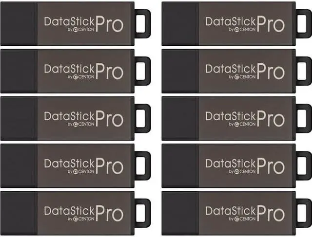 Alt view image 2 of 15 - Centon S1-U2P1-2G50PK Valuepack Usb 2.0 Datastick Pro (Grey) , 2Gb, 50 Pack