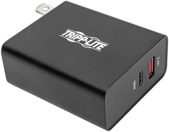 Alt view image 10 of 18 - USB WALL CHARGER DUAL PORT USB TYPE C & USB TYPE A W PD CHARGING