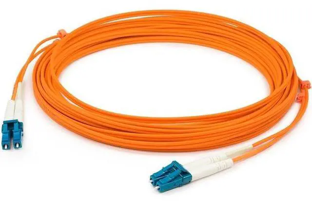 Alt view image 3 of 5 - THIS IS A 4M LC (MALE) TO LC (MALE) ORANGE DUPLEX RISER-RATED FIBER PATCH CABLE.