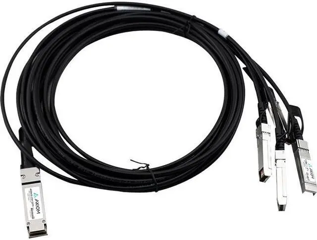 Main image of AXIOM 40GBASE-CR4 QSFP+ TO 4 10GBASE-CU SFP+ PASSIVE DAC JUNIPER COMPATIBLE 1M