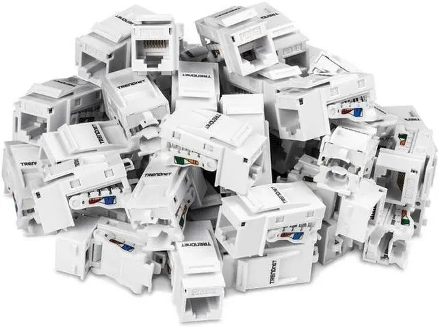 Alt view image 10 of 20 - TRENDnet TC-K50C6 Cat6 Keystone Jack - 50-Pack