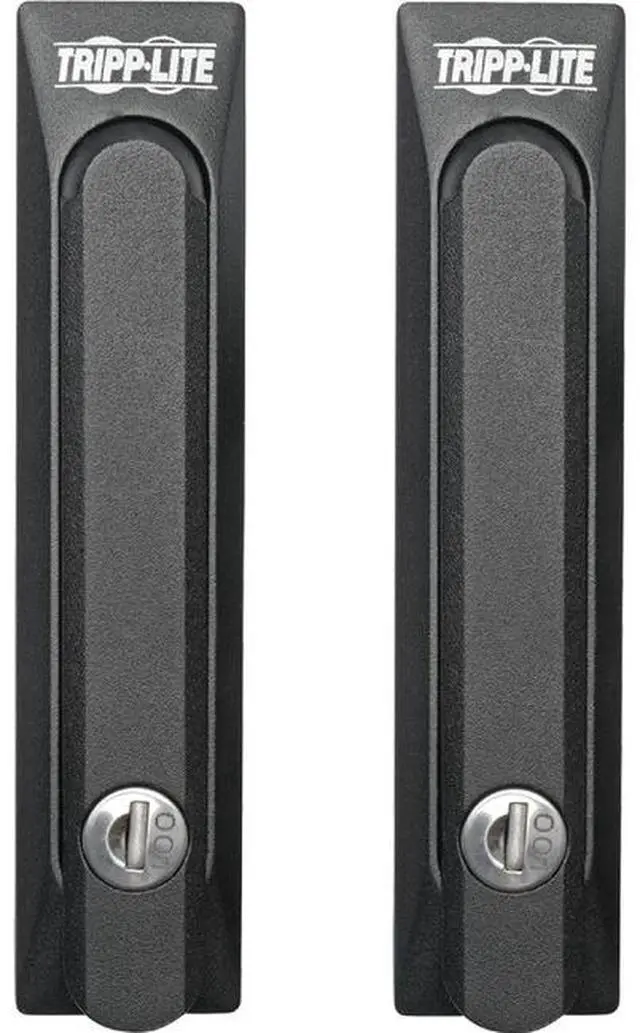 Alt view image 3 of 12 - Tripp Lite Replacement Lock for SmartRack Server Rack Cabinets - Front and Back Doors, 2 Keys, Version 1 (SRHANDLE1)