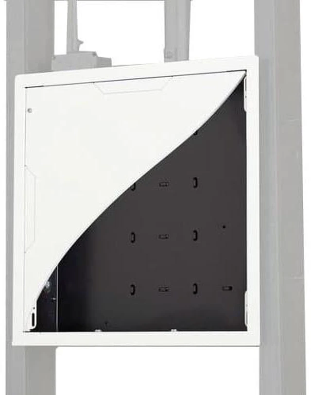 Alt view image 9 of 11 - Chief PAC526 Storage Box For Audio/Video Components - Black - In-Wall Mounted - For Fusion Mtm3029, Mtm3241; Large Fusion Portrait Tilt Wall Mount Ltmpu; Thinstall Ts525