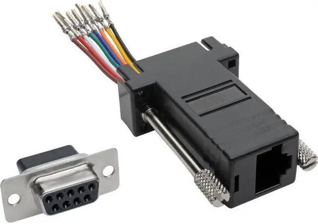 Alt view image 2 of 15 - Tripp Lite DB9 to RJ45 Modular Serial Adapter (F/F), RS-232, RS-422, RS-485 (P440-89FF)