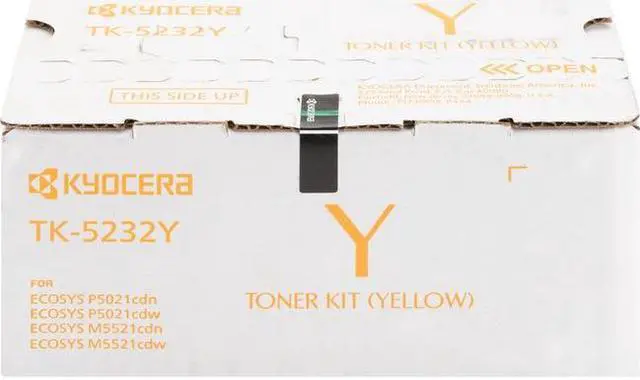 Alt view image 6 of 10 - Yellow Toner Cartridge for Kyocera TK-5232Y ECOSYS M5521cdw, ECOSYS P5021cdw, Genuine Kyocera Brand