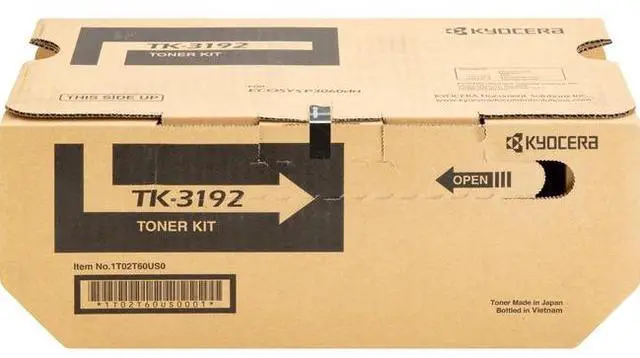 Alt view image 3 of 7 - Black Toner Cartridge for Kyocera TK-3192 ECOSYS M3660idn, ECOSYS M3860idn, ECOSYS M3860idnf, ECOSYS P3060dn, ECOSYS P3260dn, Genuine Kyocera Brand