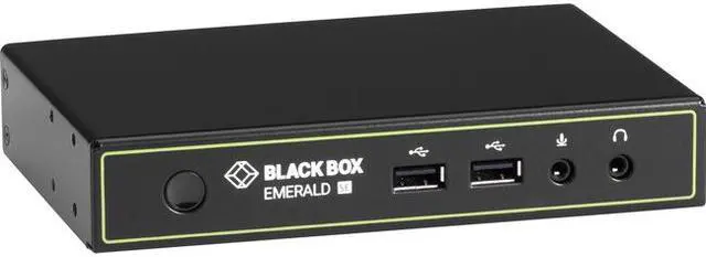 Main image of Black Box Emerald™ SE DVI KVM-over-IP Matrix Switch Receiver - Single Head, Full HD DVI, VUSB 2.0, Serial, Audio