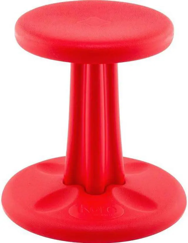 Main image of Kore Kids Wobble Chair Flexible Seating Stool for Classroom 14" Red