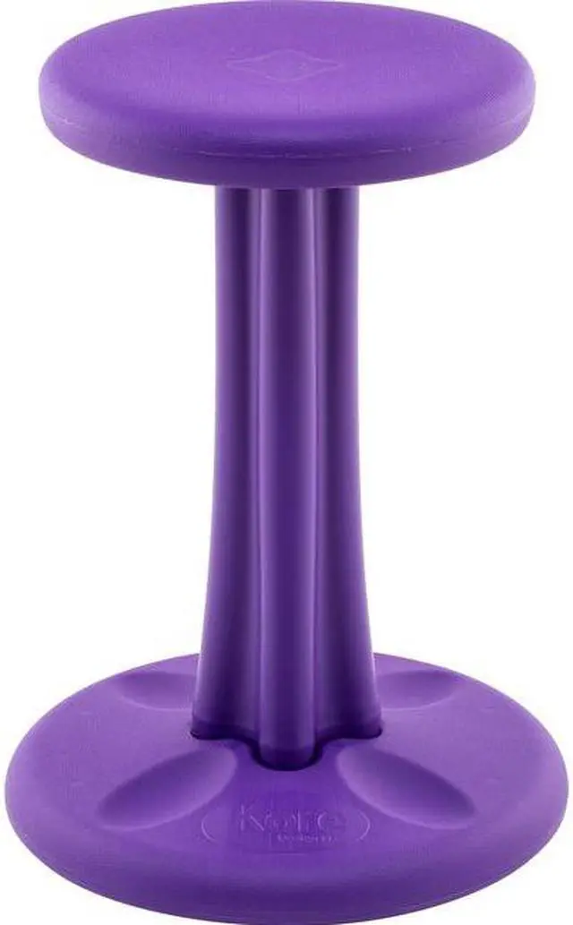 Main image of Kore Pre-teen Wobble Chair - Age 10-11 , Grade 5-6, Purple (18in) Flexible Seating Stool for Classroom, Home & School, ADD/ADHD - Made in USA