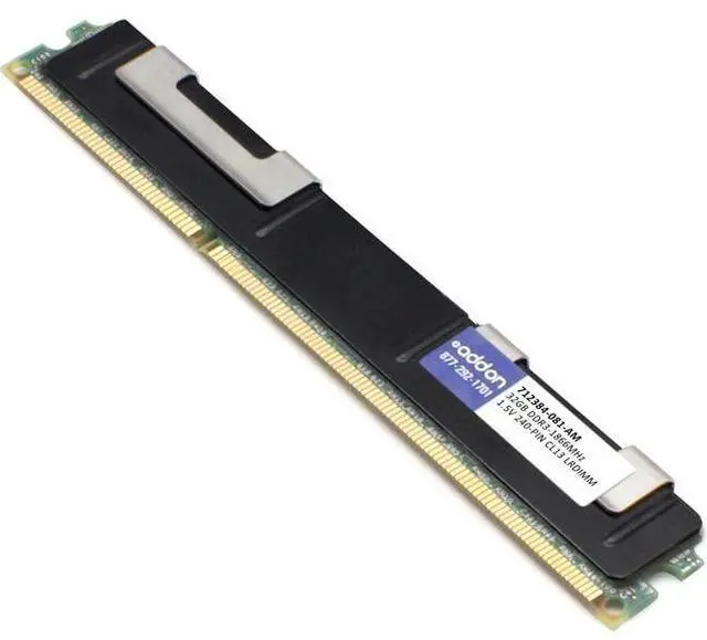 Alt view image 3 of 6 - AddOn - DDR3 - 32 GB - LRDIMM 240-pin - 1866 MHz / PC3-14900 - CL13 - 1.5 V - L