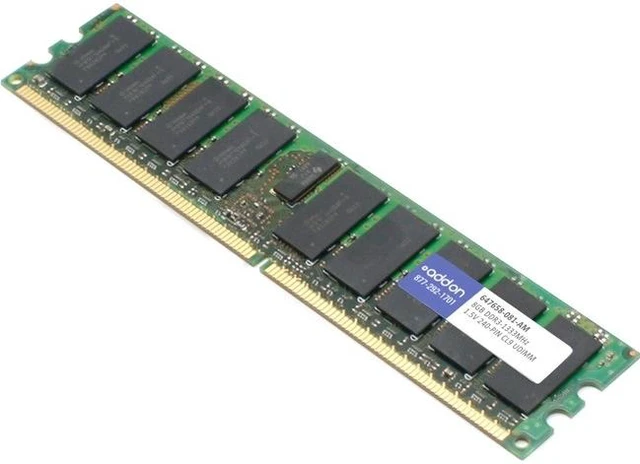 Alt view image 3 of 5 - AddOn AM1333D3DRE/8G x1 HP 647658-081 Compatible Factory Original 8GB DDR3-1333MHz Unbuffered ECC -
