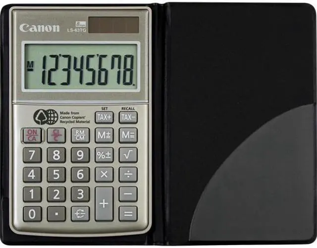 Alt view image 2 of 3 - Canon LS-63TG Handheld Calculator