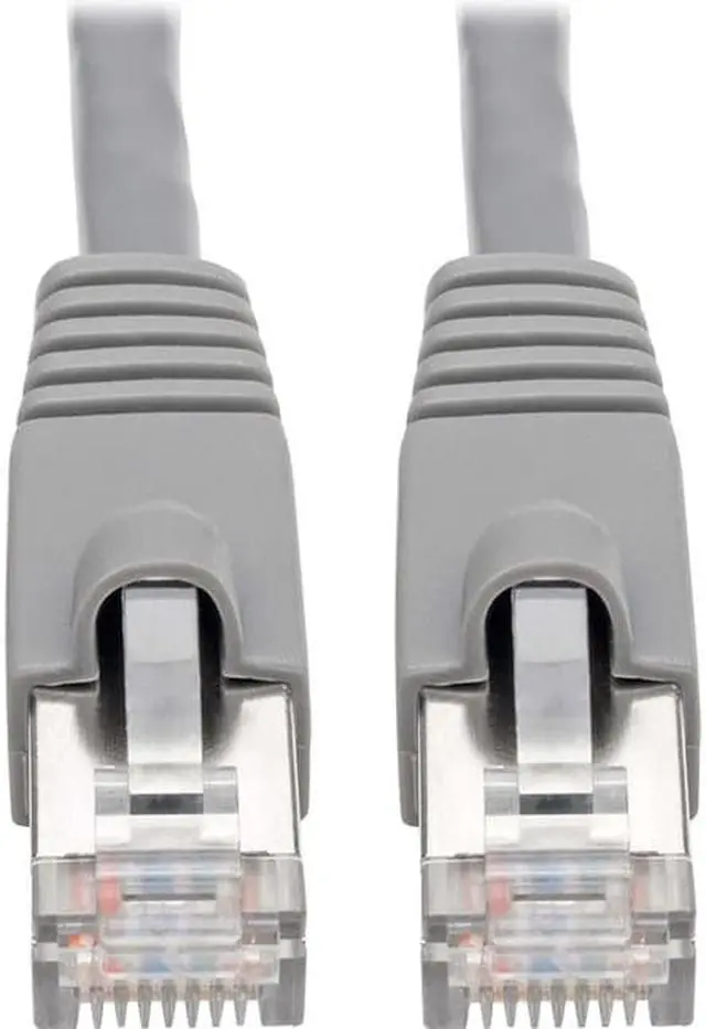 Alt view image 7 of 8 - Tripp Lite 5ft RJ-45 M/M Cat6a Snagless Shielded Patch Cable Gray N262005GY