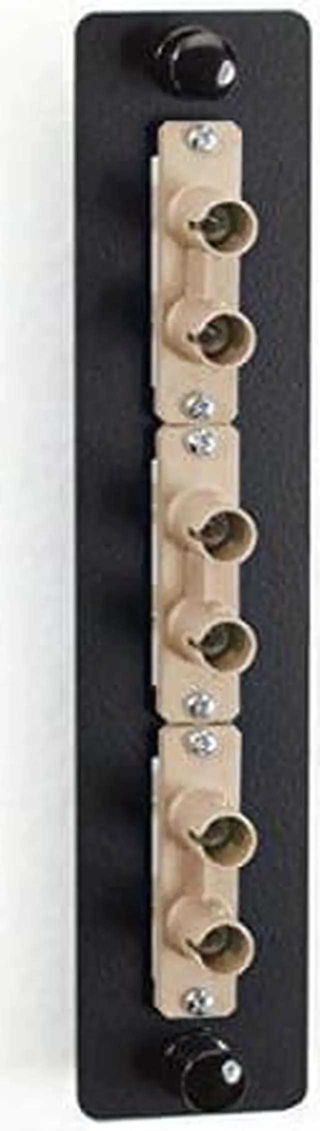 Alt view image 2 of 10 - Black Box Black Box Fiber Adapter Panel Low Density 3 ST Duplex Ceramic Beige