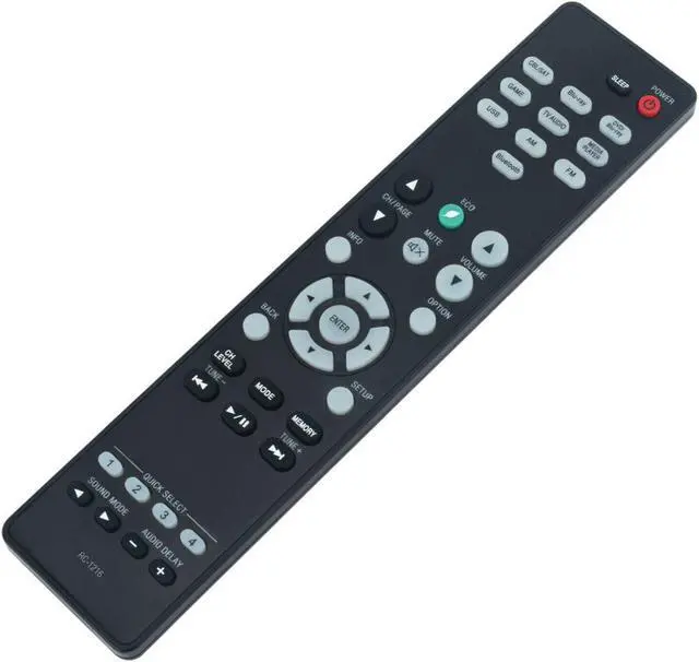 Alt view image 2 of 5 - RC-1216 Replacement Remote Control for Denon Video&Audio Receiver RC1216
