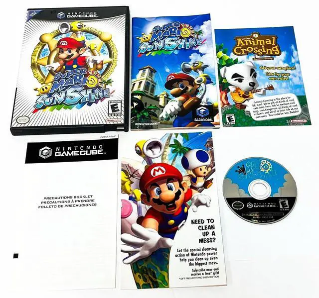 Main image of Super Mario Sunshine  Nintendo Gamecube    Complete    #002
