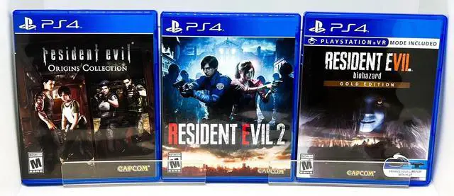 Main image of Resident Evil Origins + 2 + 7 Gold  PS4      READ DESCRIPTION