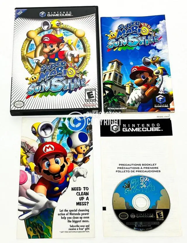 Main image of Super Mario Sunshine  Nintendo Gamecube    Complete