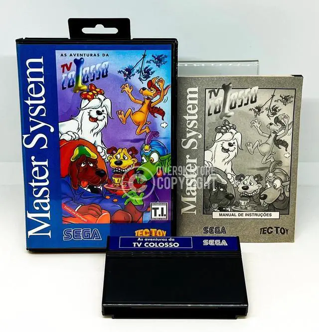 Main image of As Aventuras Da TV Colosso  Sega Master System  TEC TOY  CIB