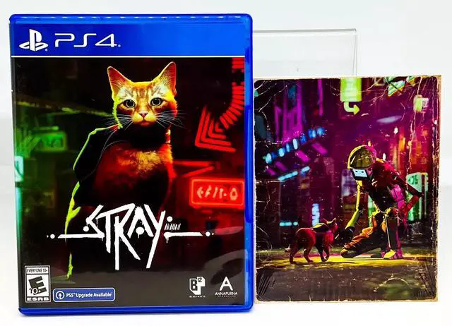 Main image of Stray w/ sealed cards  PS4