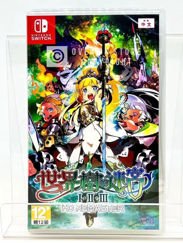 Main image of Etrian Odyssey Origins Collection 1 2 3 HD Remaster  Switch  New