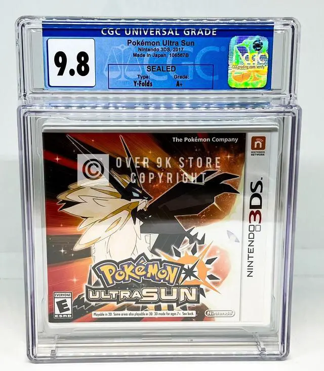 Main image of Pokémon Ultra Sun  Nintendo 3DS  CGC 9.8 A+ Sealed Graded Not VGA  WATA
